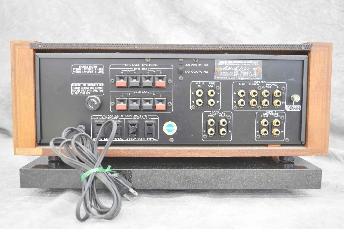 F☆Marantz プリメインアンプ Model 1122 ☆ジャンク☆ 0 marantz