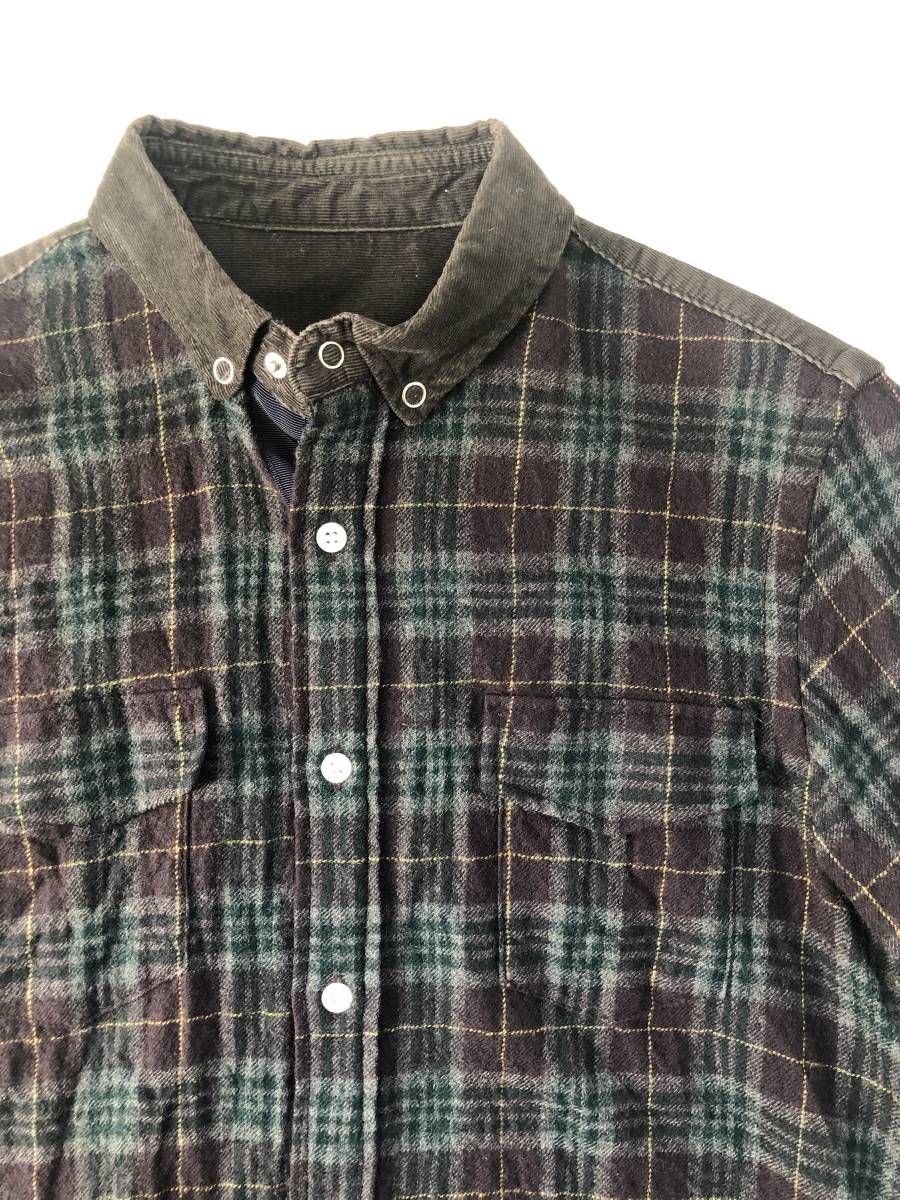 定番，お買い得 sacai gem DSMG限定 ウールシャツ DOVERSTREETMARKET ドーバーストリートマーケット size2(男性用)｜売買されたオークション情報、yahooの商品情報をアーカイブ公開 - オークファン 男性用