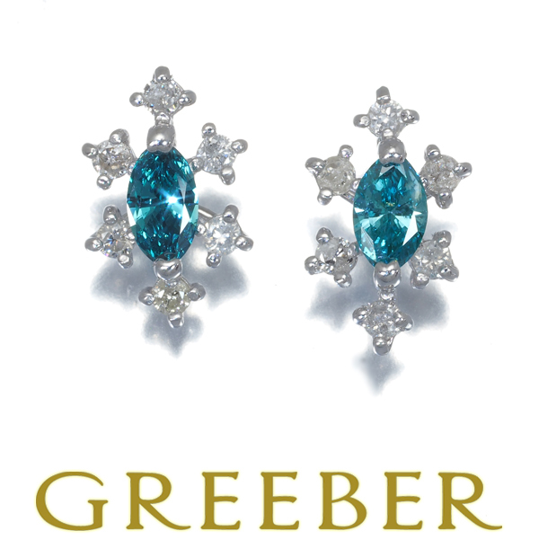 送料無料 ブルー&クリア ダイヤピアス ダイヤモンド0.27ct/0.27ct Pt900 GENJ(プラチナ台)｜売買されたオークション情報、yahooの商品情報をアーカイブ公開 - オークファン プラチナ台