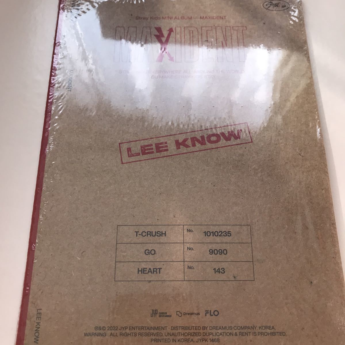 値段変更済み 新品未開封 Stray kids MAXIDENT case ver. リノ 