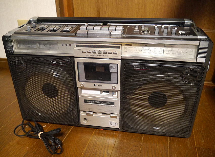 1円スタート 昭和レトロ SHARP GF-505SB シャープ ラジオ付ステレオ