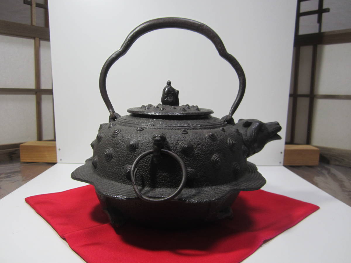 ぶんぶく茶釜(金属工芸)の中古品 - ミニ 古美術 アンティーク ぶんぶく