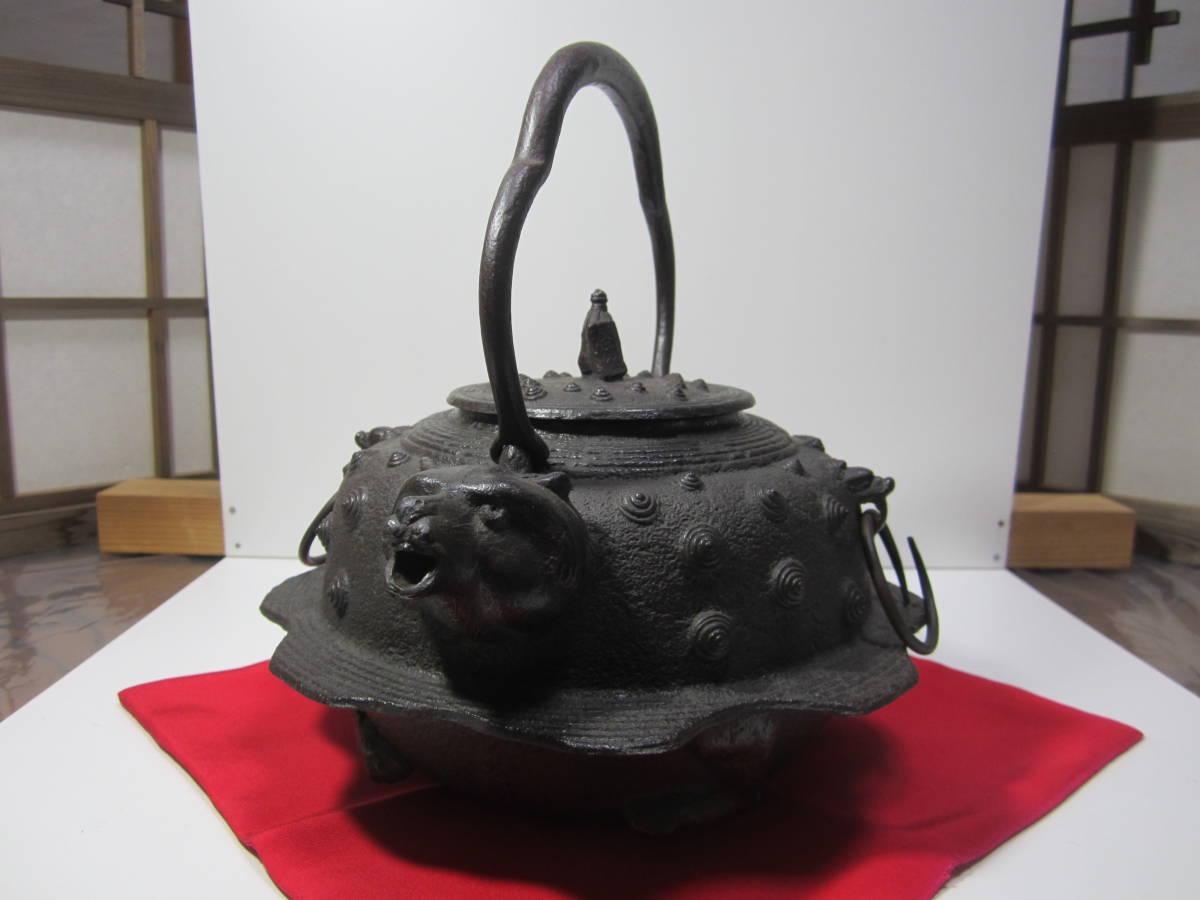 ぶんぶく茶釜(金属工芸)の中古品 - ミニ 古美術 アンティーク ぶんぶく
