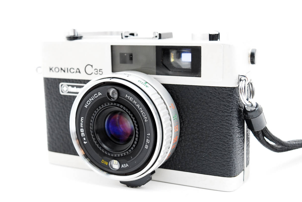 ☆良品☆コニカ KONICA C35 Flash matic 38mm F2.8 #6835 C35 KONICA c35