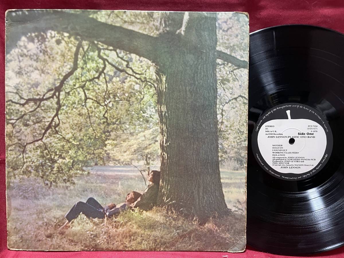John &Yoko Plastic Ono Band UKオリジナル初期プレス 英LP John