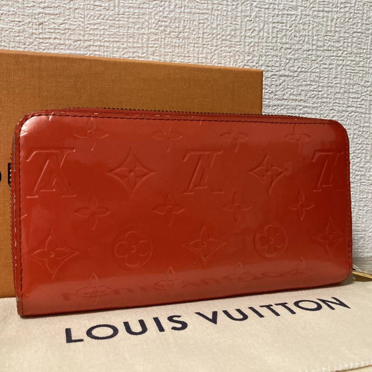 SALE，人気セール 色 ルイヴィトン モノグラム ヴェルニ ジッピーウォレット オレンジサンセット 財布 長財布 ダミエ エピ タイガ アンプラント(ヴェルニライン)｜売買されたオークション情報、yahooの商品情 服飾小物