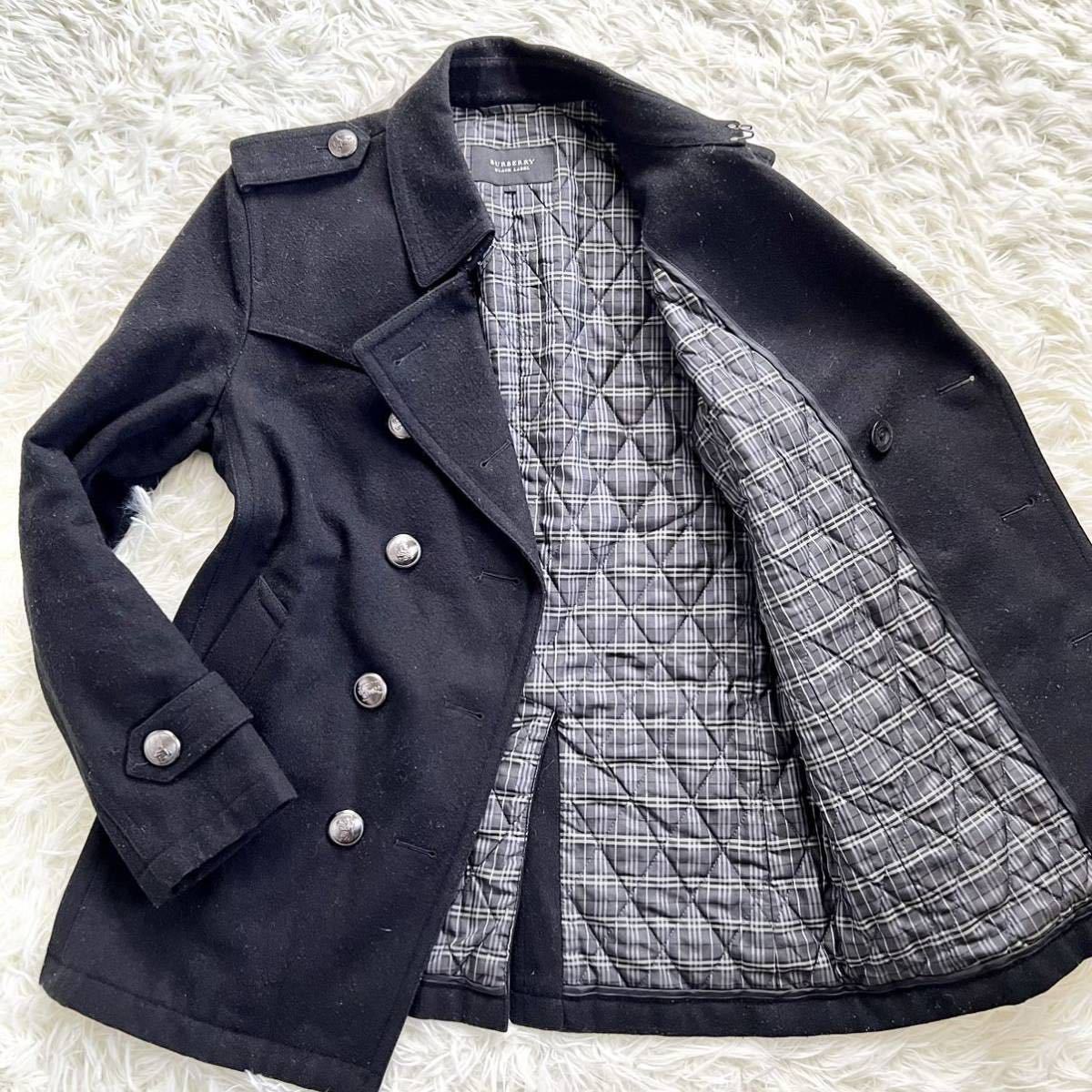 バーバリーブラックレーベル【美品】BURBERRY BLACK LABEL ナポレオン 