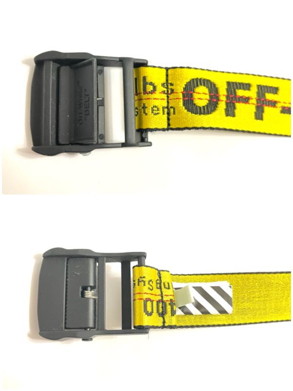 OFF WHITE INDUSTRIAL BELT yellow オフホワイト Virgil Abloh