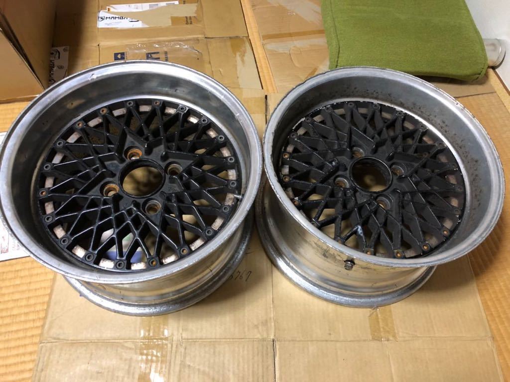 15インチ　PCD100 メッシュ　深リム　8J +20 SSR? 15インチメッシュホイール 8J +20 引っ張りタイヤ PCD100 4穴 深