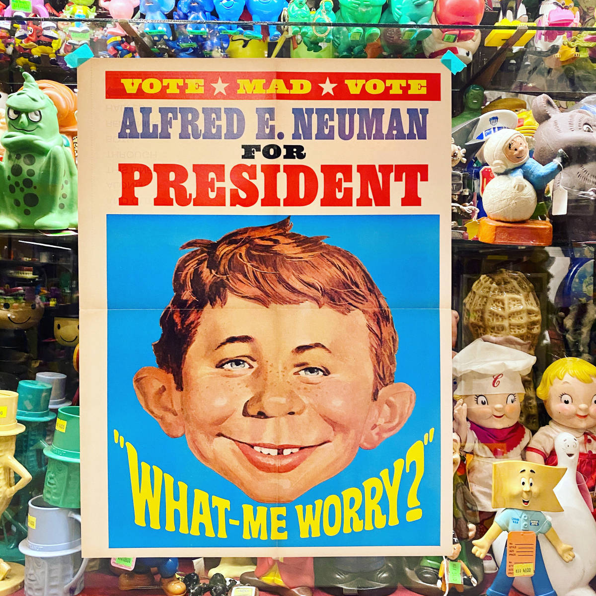 mad magazine マッド アルフレッドイーニューマン ヴィンテージポスター デッド マッドマガジン alfred e.neuman