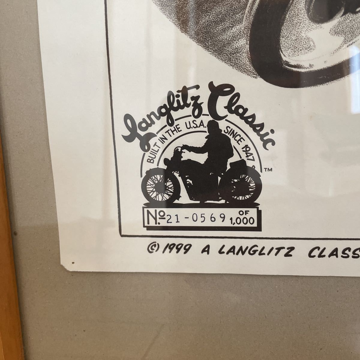 Langlitz Leathers ラングリッツレザー 非売品② 貴重シリアル番号付 