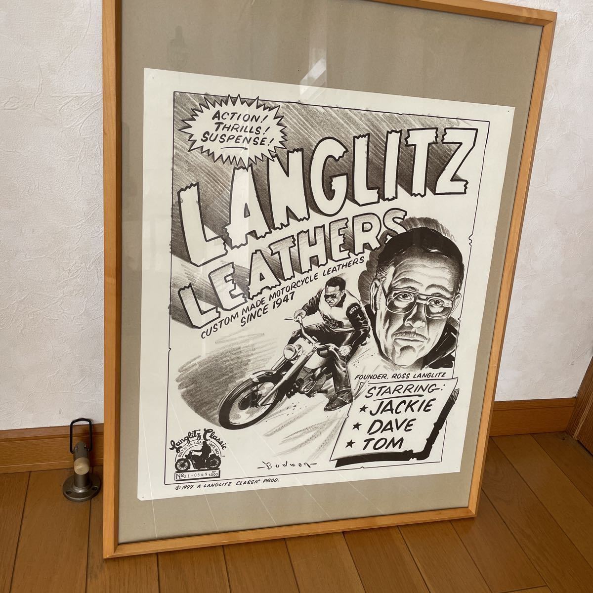 Langlitz Leathers ラングリッツレザー 非売品② 貴重シリアル番号付 