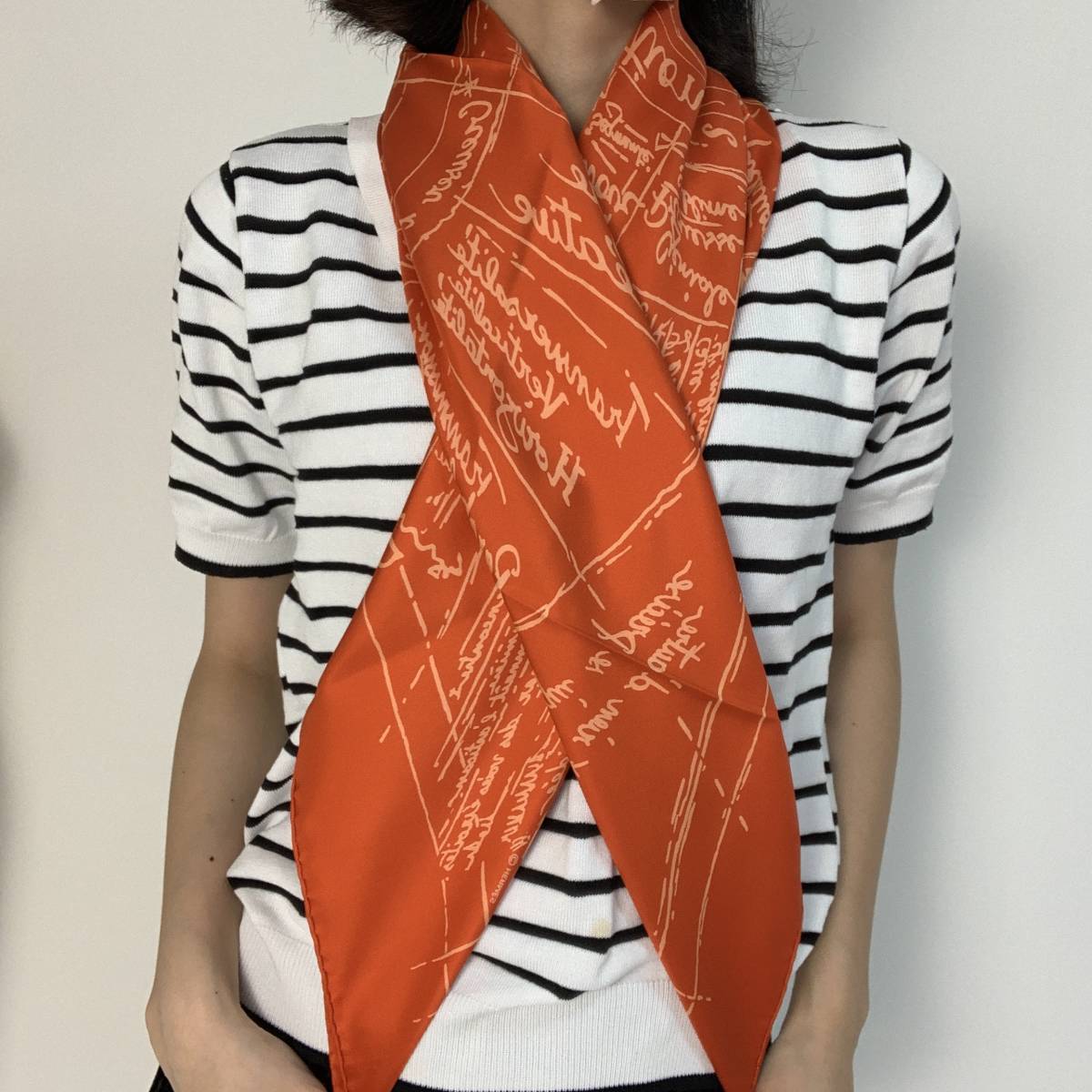 エルメス　カレ90 シルクスカーフ　思想　A210 カレ90 スカーフ HERMES パンダ sichuan Leila&frasl;レイラの庭