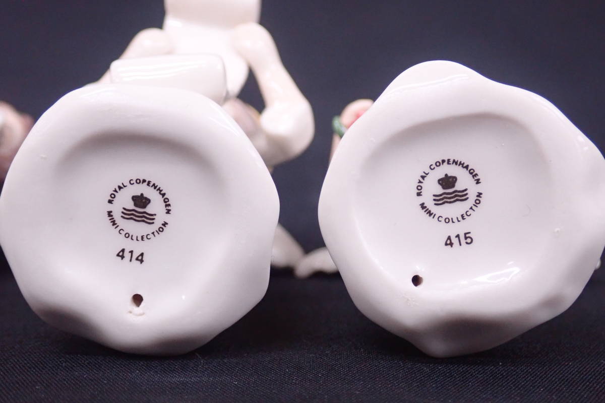 ROYAL COPENHAGEN フィギュリン 天使 4点セット 412 413 414 415 箱 