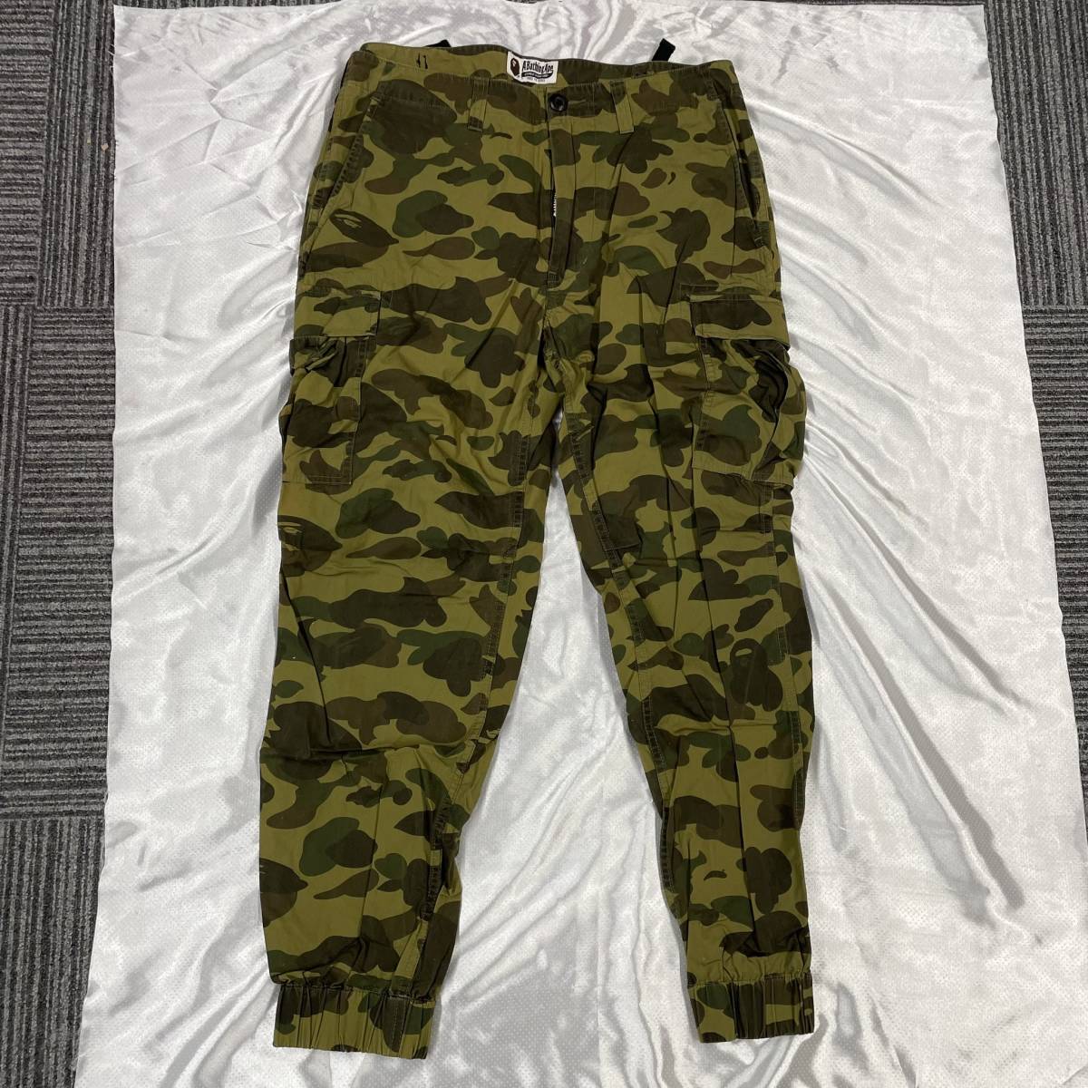 A BATHING APE BAPE Camo Cargo Pant Lサイズ アベイシングエイプ 