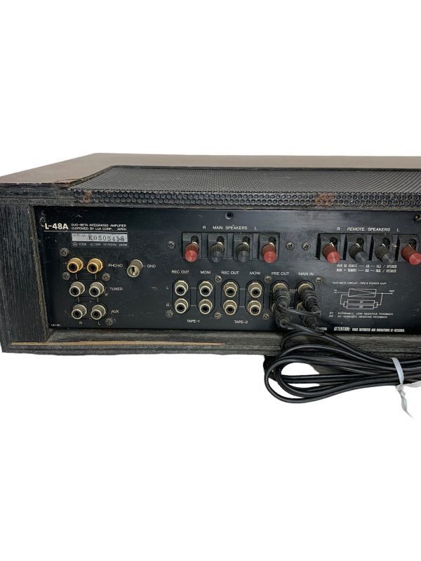 LUXMAN ラックスマン L-48A アンプ 【公式通販】