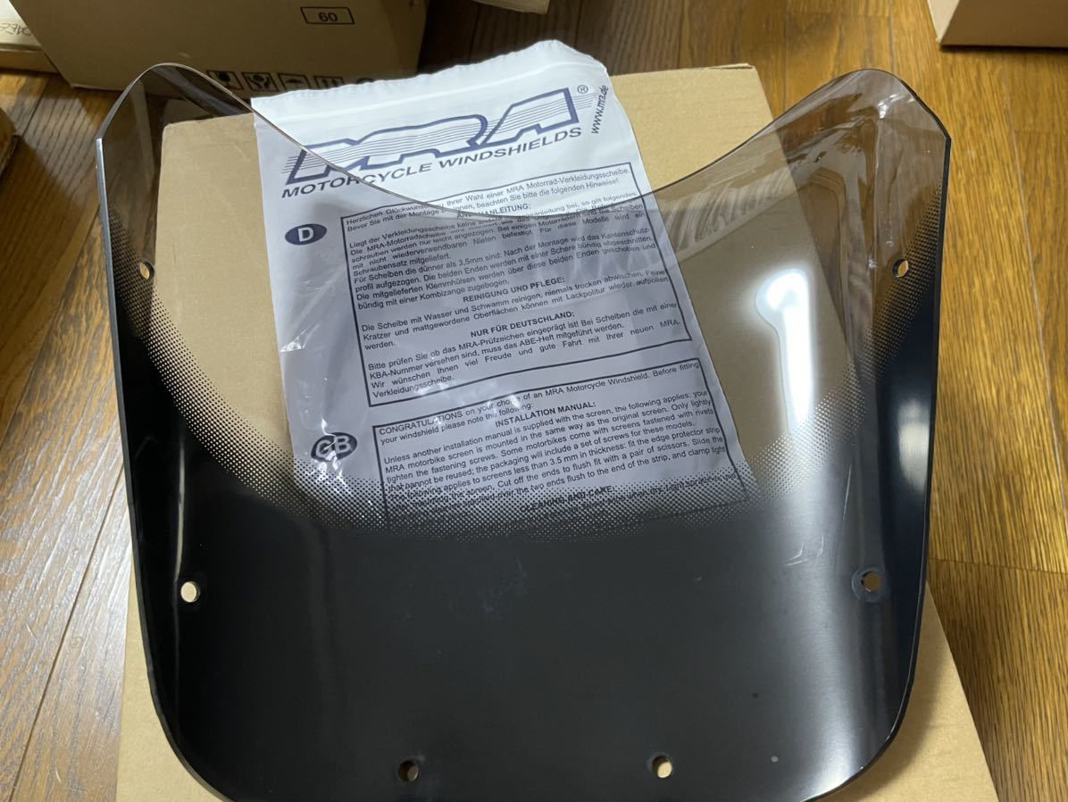 kawasaki☆ZRX1200用☆MRAスモークスクリーン☆美品 kawasaki☆ZRX1200用☆