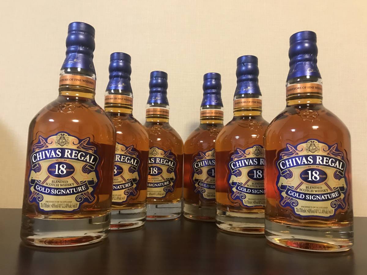 18年 ゴールドシグネチャー 700ml シーバスリーガル スコッチ 