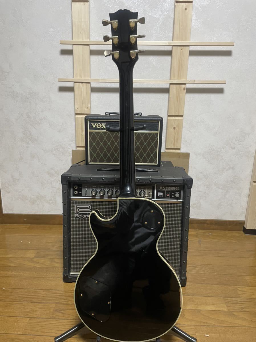 ☆中古☆Burny RLC-70 レスポールカスタムタイプ☆ブラック☆イナズマ
