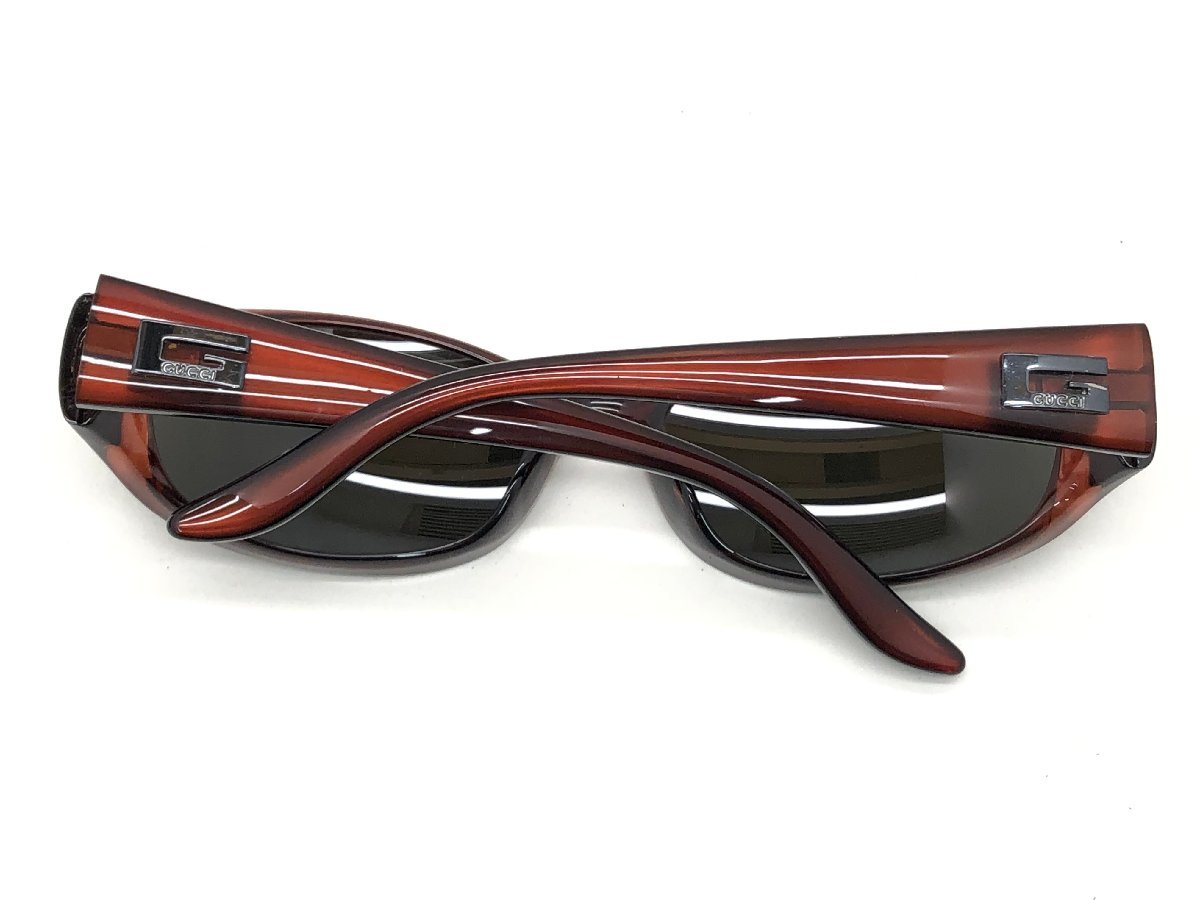 GUCCIサングラス GUCCI GG 2456/S E7K サングラス 度なし ブラウン系 ケース付き 中古