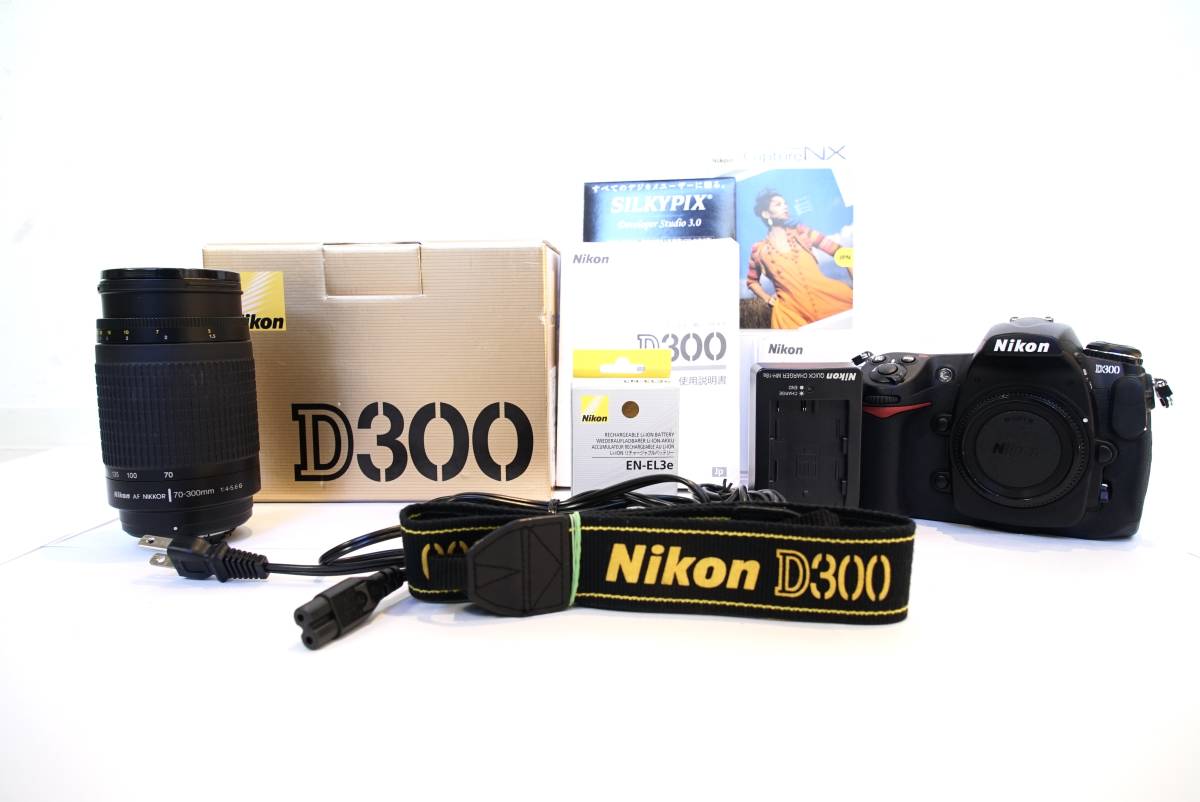 Nikon D300 AF-S18-200mm VR レンズキット CFカード付 ニコンD300