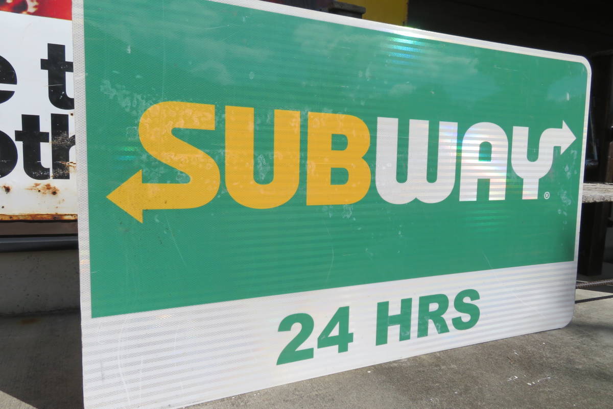 サブウェイ 店舗引き取り限定SUBWAY 245x61cm | 大型 ロードサイン