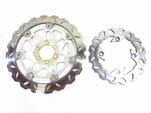  ホーネット250 MC31 大 ARASHI製 ウェーブディスクローター 前後SET 検 ジェイド CB400SF MC23 NC31 CBR250 HORNET 115B44(ディスクローター)｜売買されたオークション情報、yahooの商品情報をアーカイブ公開 ホンダ用