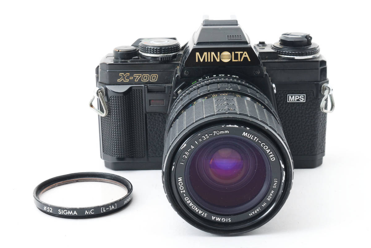 カメラ MINOLTA X-700 一眼レフカメラ SIGMA 35-70mmレンズ付き