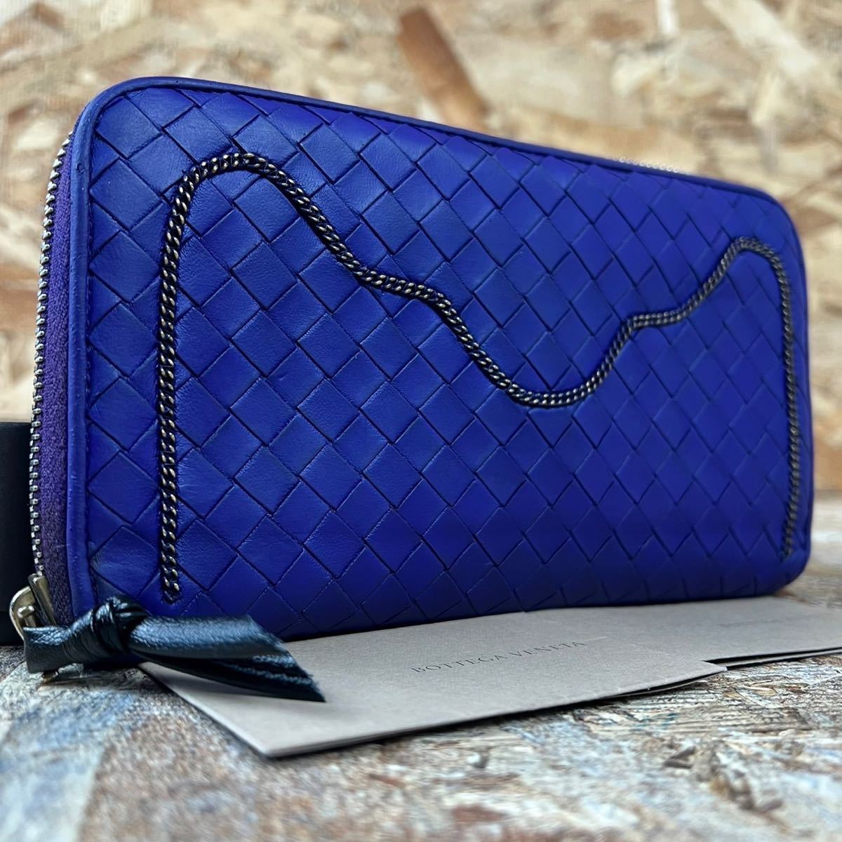 極美品！ ボッテガヴェネタ BOTTEGA VENETA 財布 長財布 イントレ