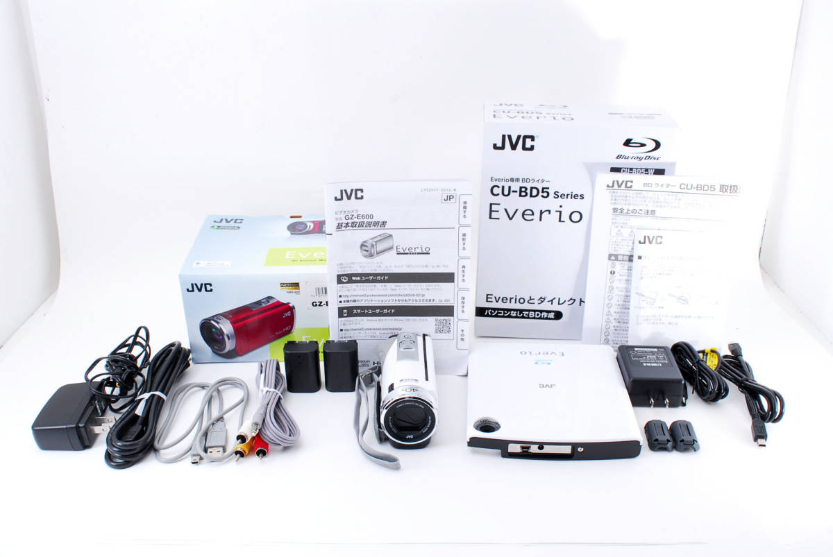 カメラ JVC Everioビデオカメラ、BDライター