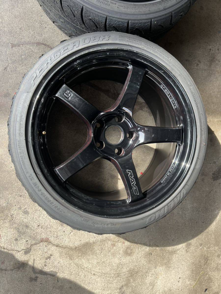 RAYS レイズ グラムライツ 57CR 18インチ9.5j+12 114.3 バリノ 