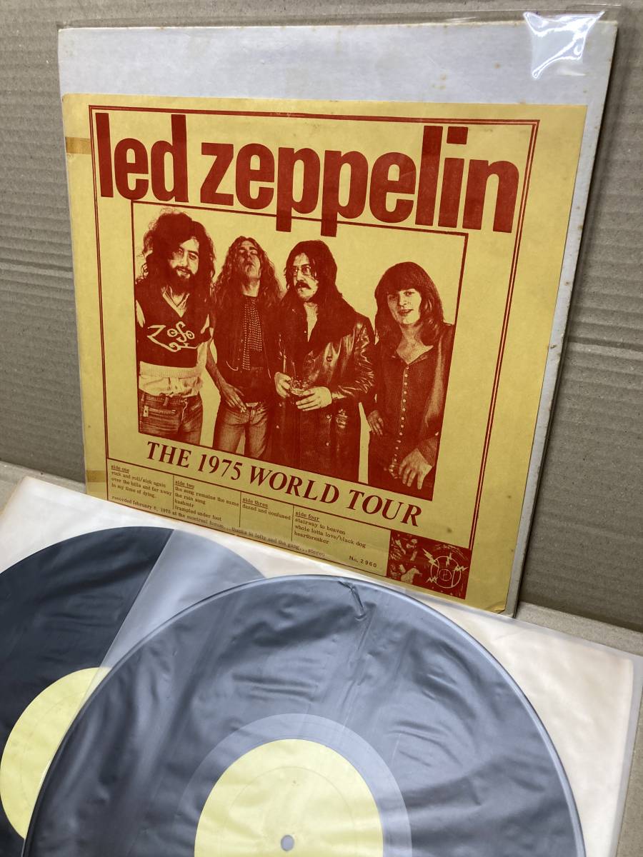 【最新作，低価】 稀LP x2 レッド ツェッペリン Led Zeppelin The 1975 World Tour TAKRL 2960 ライヴ PHYSICAL GRAFFITI HOUSES OF THE HOLY LIVE NOT TMOQ(Led Zeppelin)｜売買されたオークション情報、yahooの商品情報をアーカイブ公開 - オー Led Zeppelin