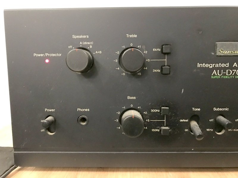 ジャンク品】SANSUI AU-D707 プリメインアンプ サンスイ S0873 SANSUI