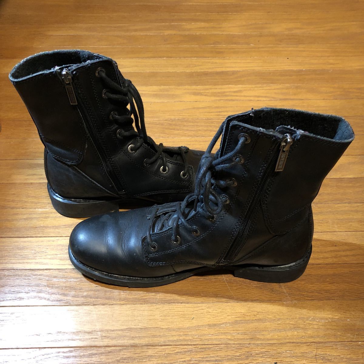 新品 HARLEY-DAVIDSON ライディングブーツ US9 (27cm) HARLEY-DAVIDSON ショート丈 27cm位 ウエスタンブーツ 1180◇US9