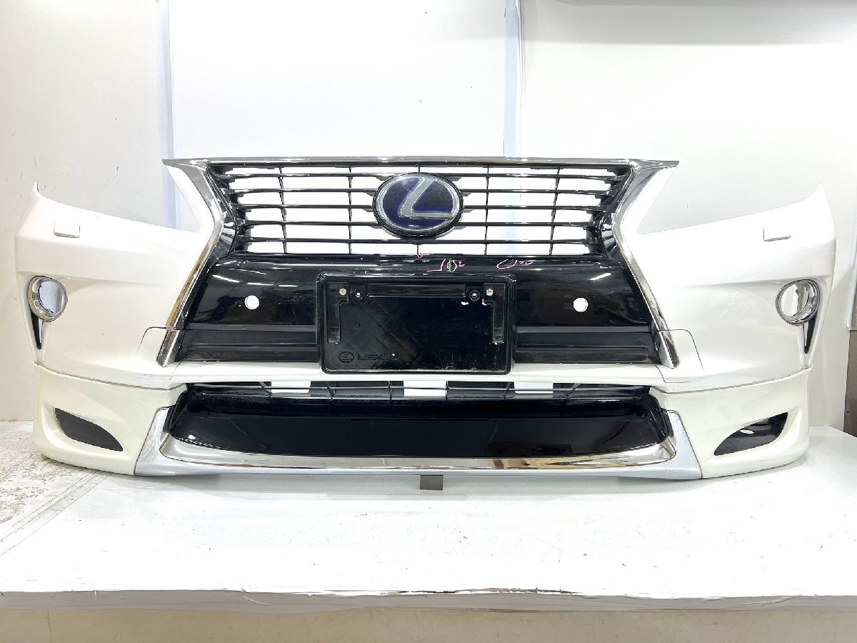 【モデリスタ】　レクサスRX　AGL10/GGL10　中期　純正フロントバンパー・スポイラー付　パール077　52119-48470　（B27-84）