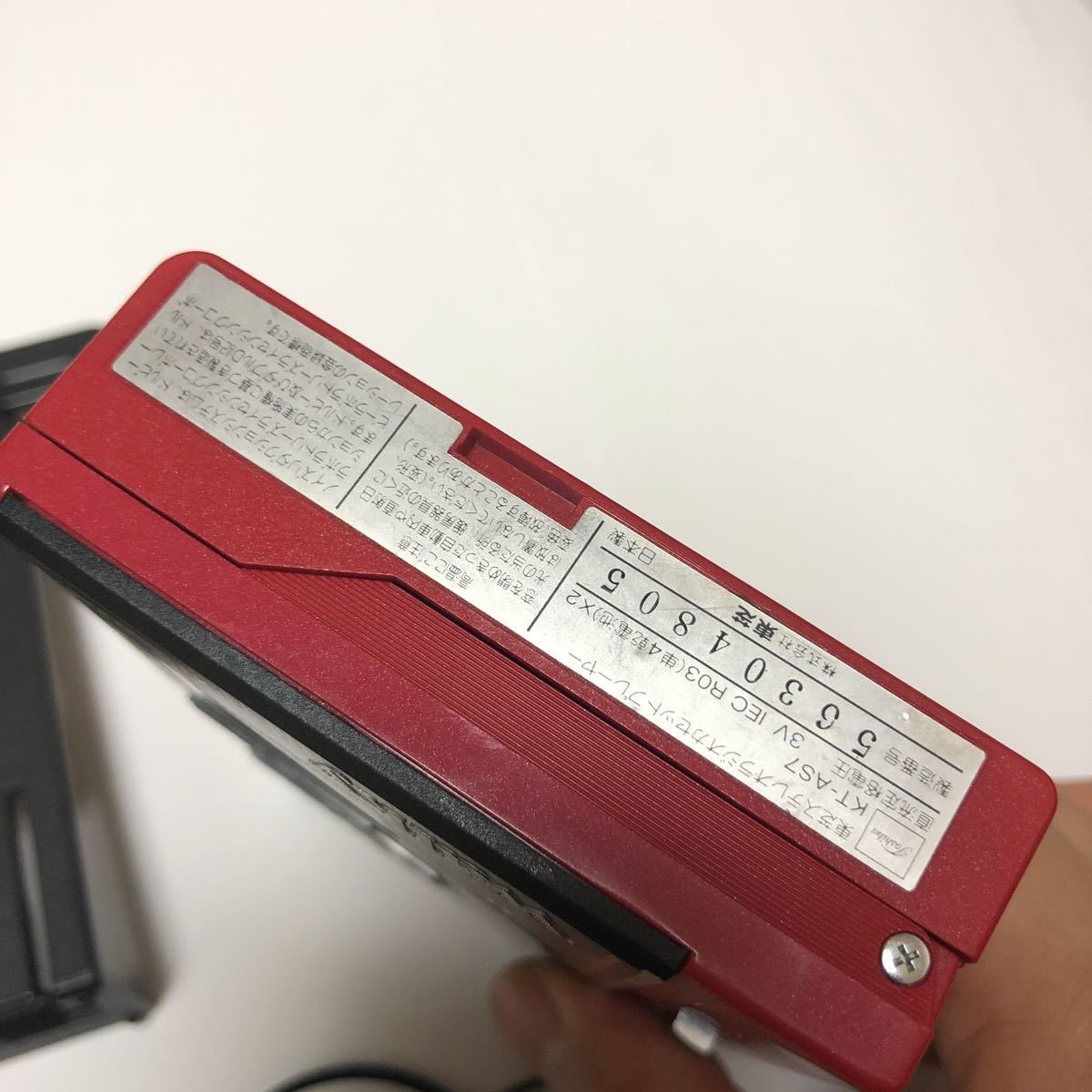 ジャンク】TOSHIBA Walky KT-AS7 TV FM AM RADIO CASSETTE ステレオ