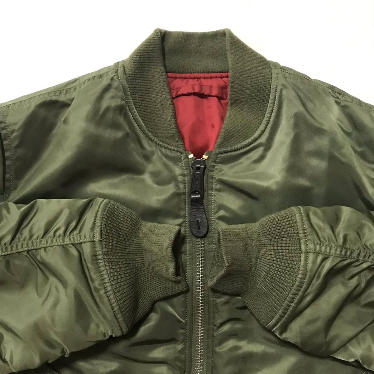 バックロゴ 刺繍パッチ メンズ ALPHA INDUSTRIES アルファ 