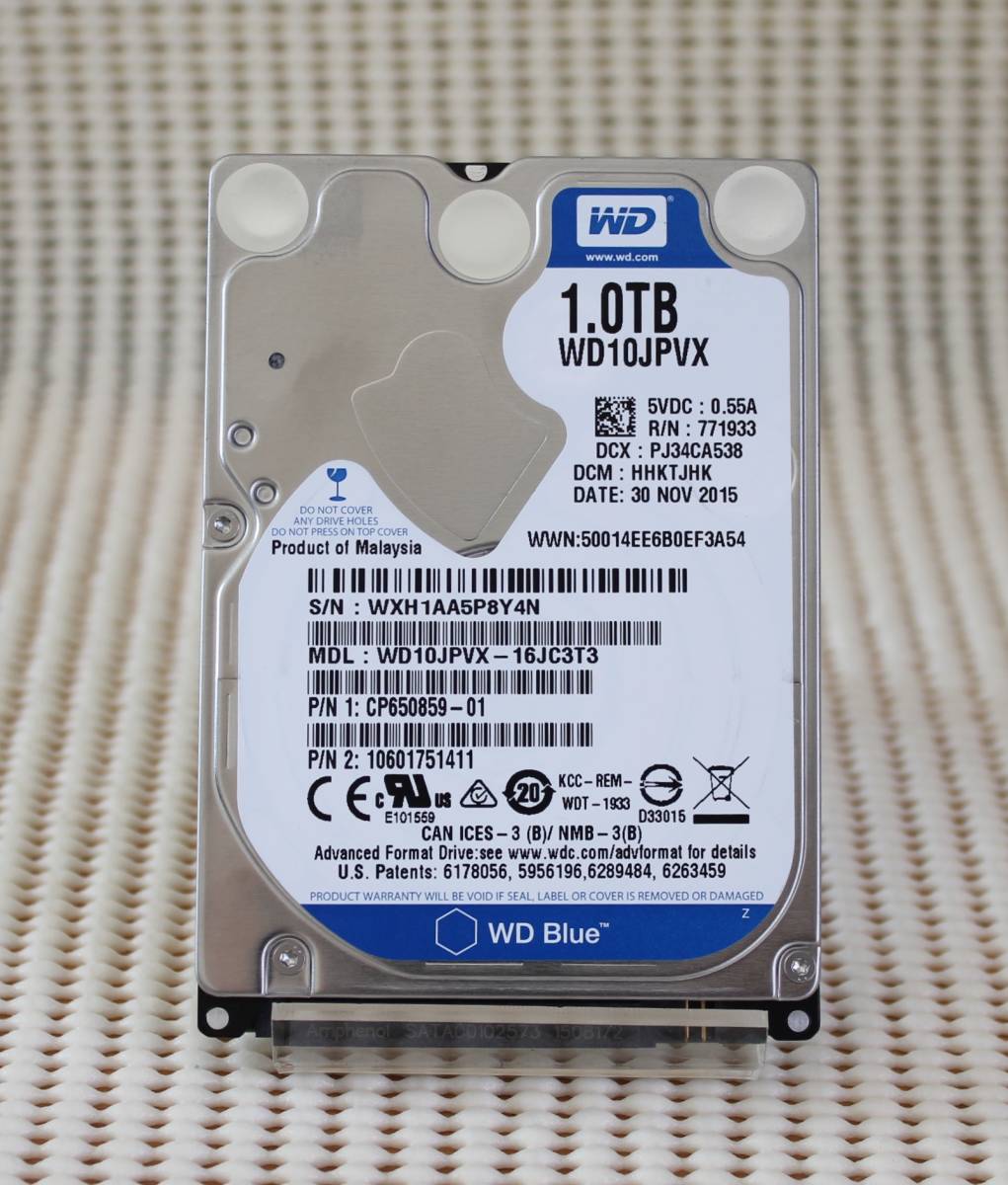 お買い得，定番 WD 2.5インチ HDD 1.0TB WD10JPVX / WD Blue(500GB～)｜売買されたオークション情報、yahooの商品情報をアーカイブ公開 - オークファン 2.5 SerialATA