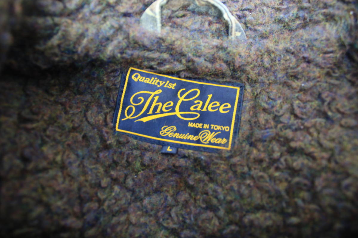 CALEE キャリー デッキジャケット 迷彩 カモフラージュ カモ柄 ボア M 