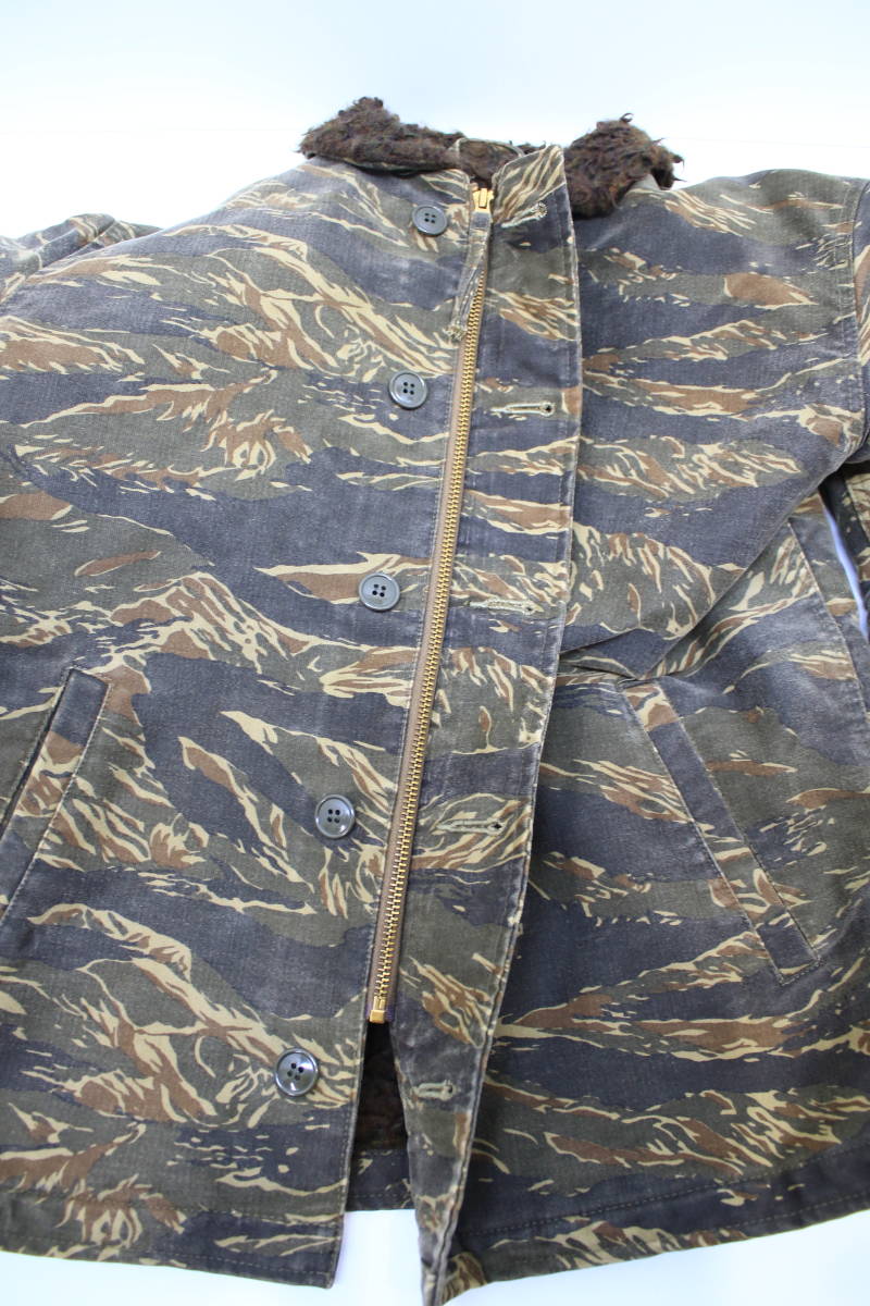 CALEE キャリー デッキジャケット 迷彩 カモフラージュ カモ柄 ボア M 