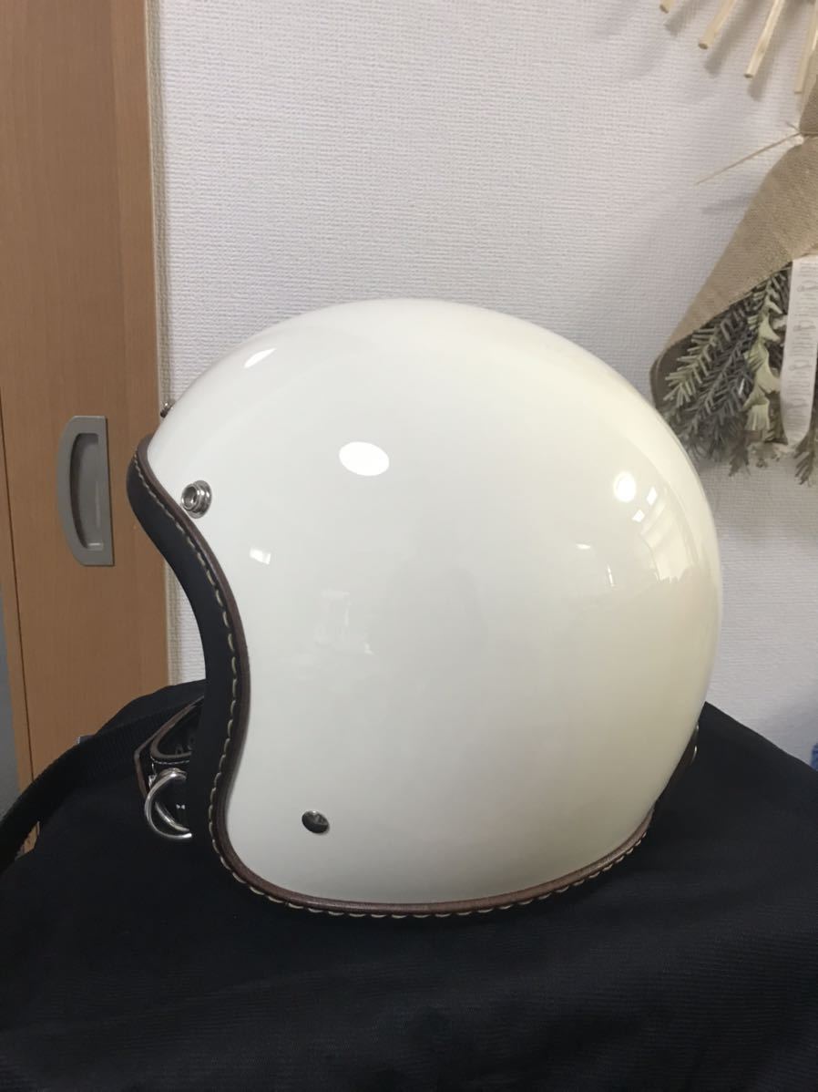TT&CO スーパーマグナム レザーリム ショットブラウン革 アイボリー