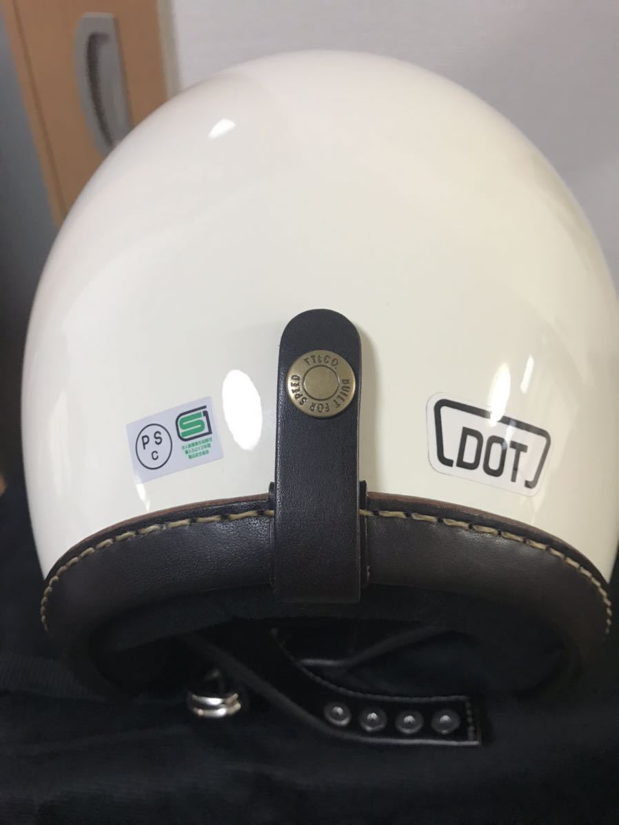 TT&CO スーパーマグナム レザーリム ショットブラウン革 アイボリー