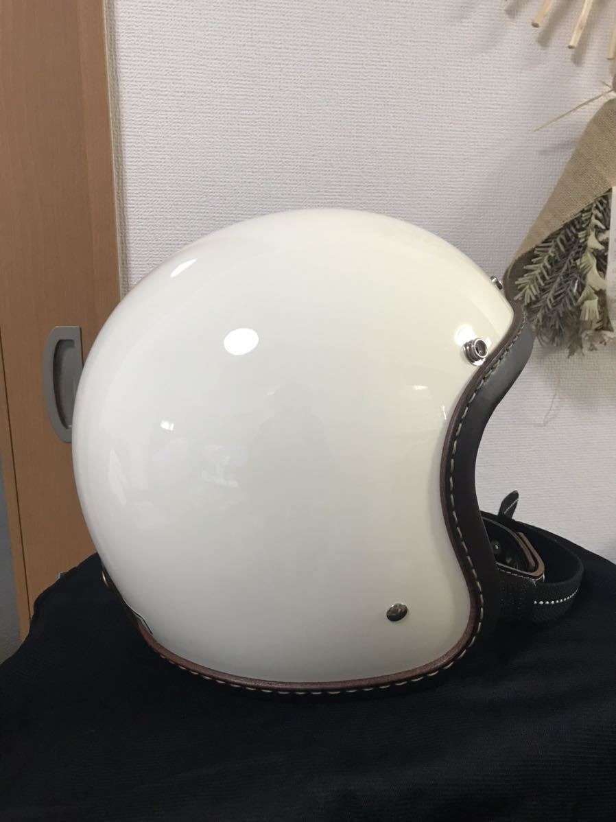 TT&CO スーパーマグナム レザーリム ショットブラウン革 アイボリー