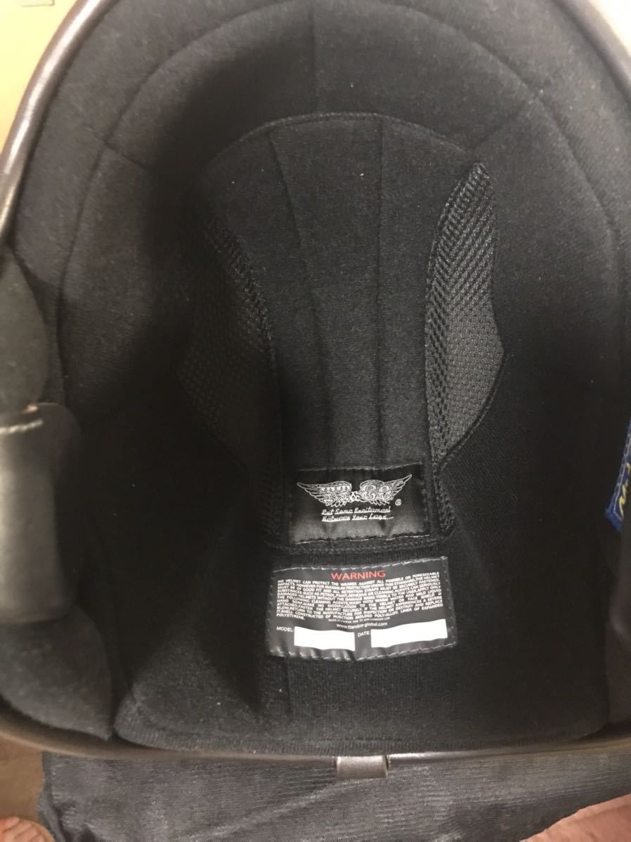 TT&CO スーパーマグナム レザーリム ショットブラウン革 アイボリー