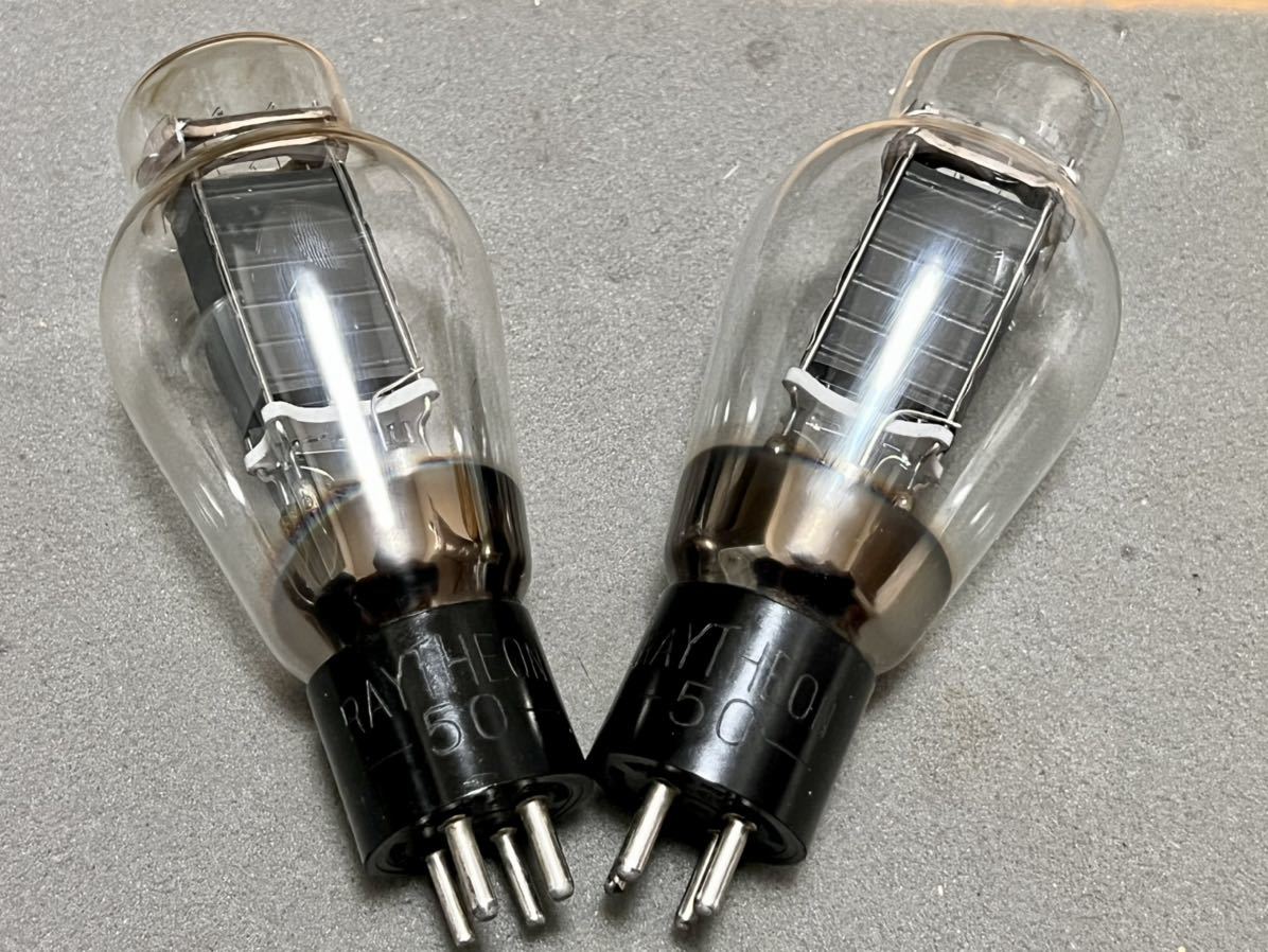 RAYTHEON 50 真空管 ! 動作品！安心に使える！良品！2本 真空管 Yahoo