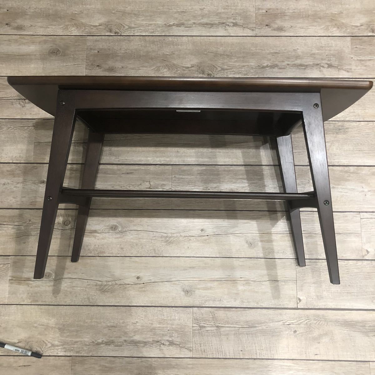 美品 karimoku/カリモク60 リビングテーブル 小 T36310 GD カフェ 