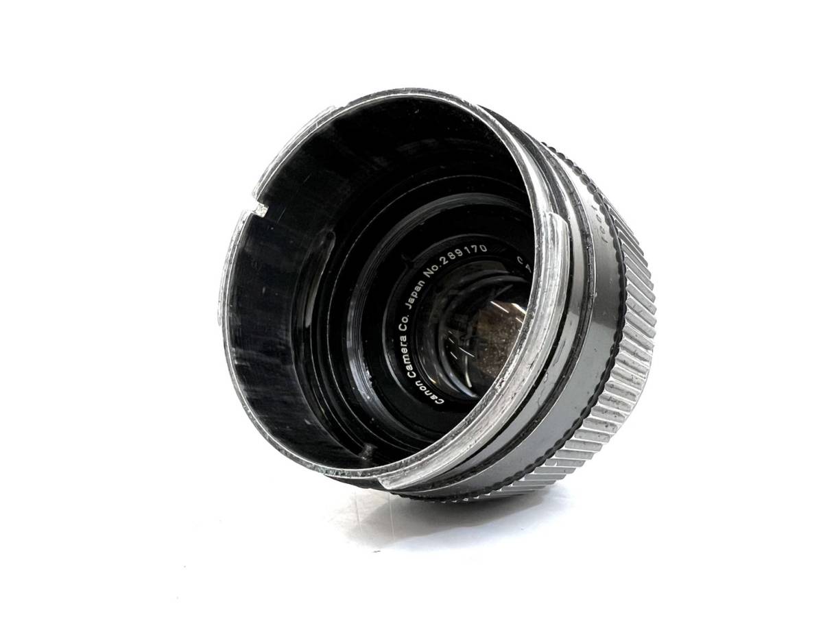 現状品】Canon Lens キャノン レンズ 50mm f:1.8 単焦点レンズ レトロ