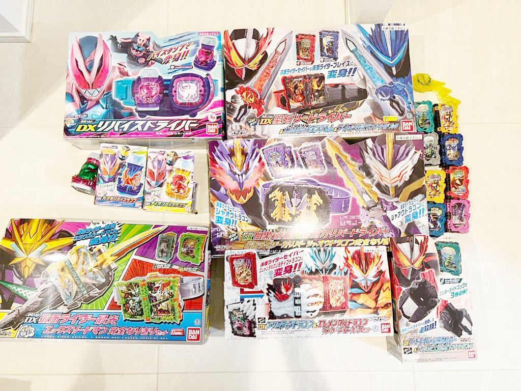 人気セール，限定セール 仮面ライダー 変身ベルト DX ドライバー セイバー リバイス なりきり 多数 まとめて 大量 セット カリバー バンダイ(仮面ライダー)｜売買されたオークション情報、yahooの商品情報をアーカイ 仮面ライダー