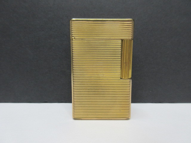 喫煙グッズ祭 S.T.Dupont デュポン ライター ゴールドカラー ガス 