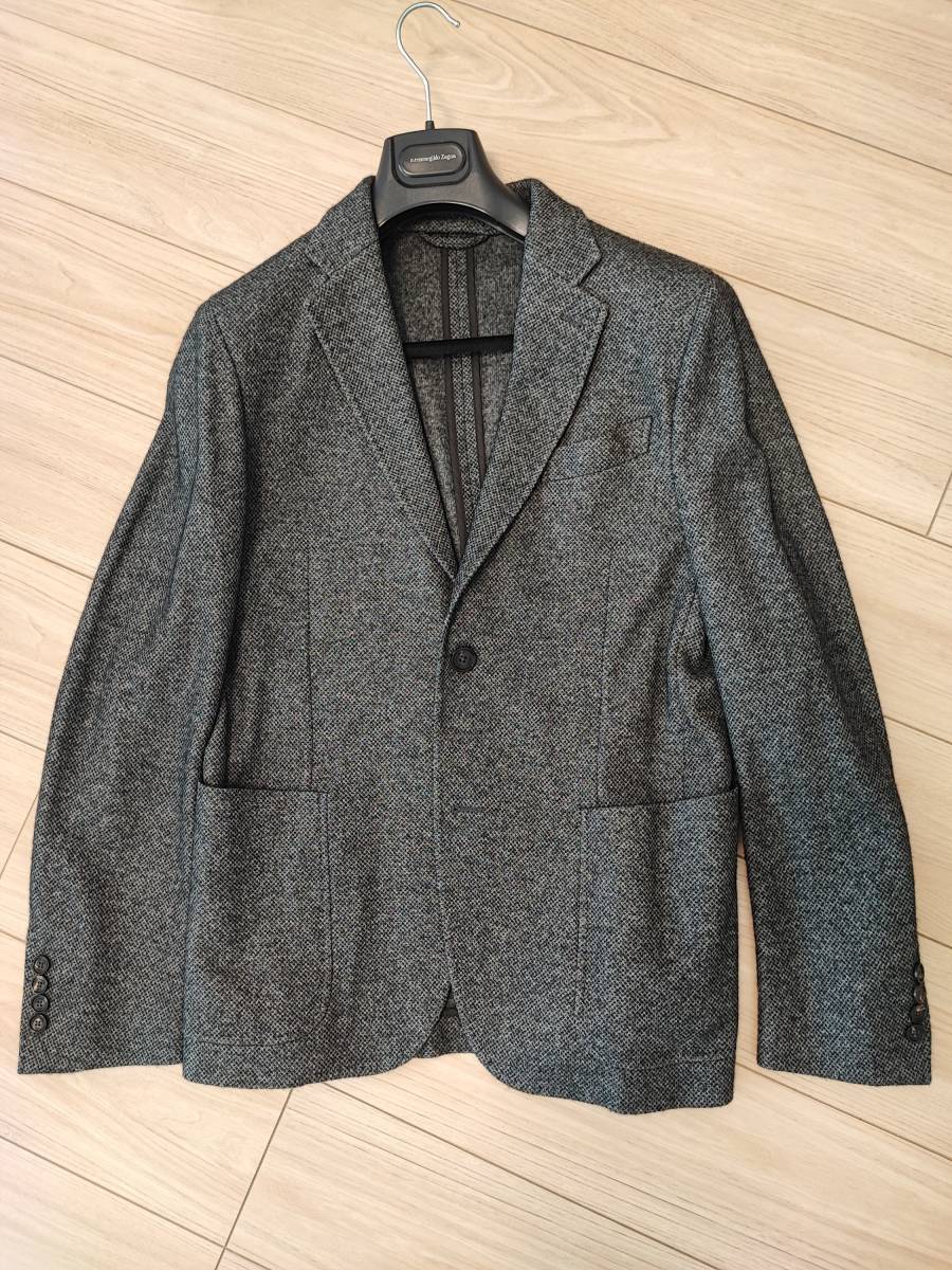 Ermenegildo Zegna グレー ウール カシミヤ ジャケット 48 グレー